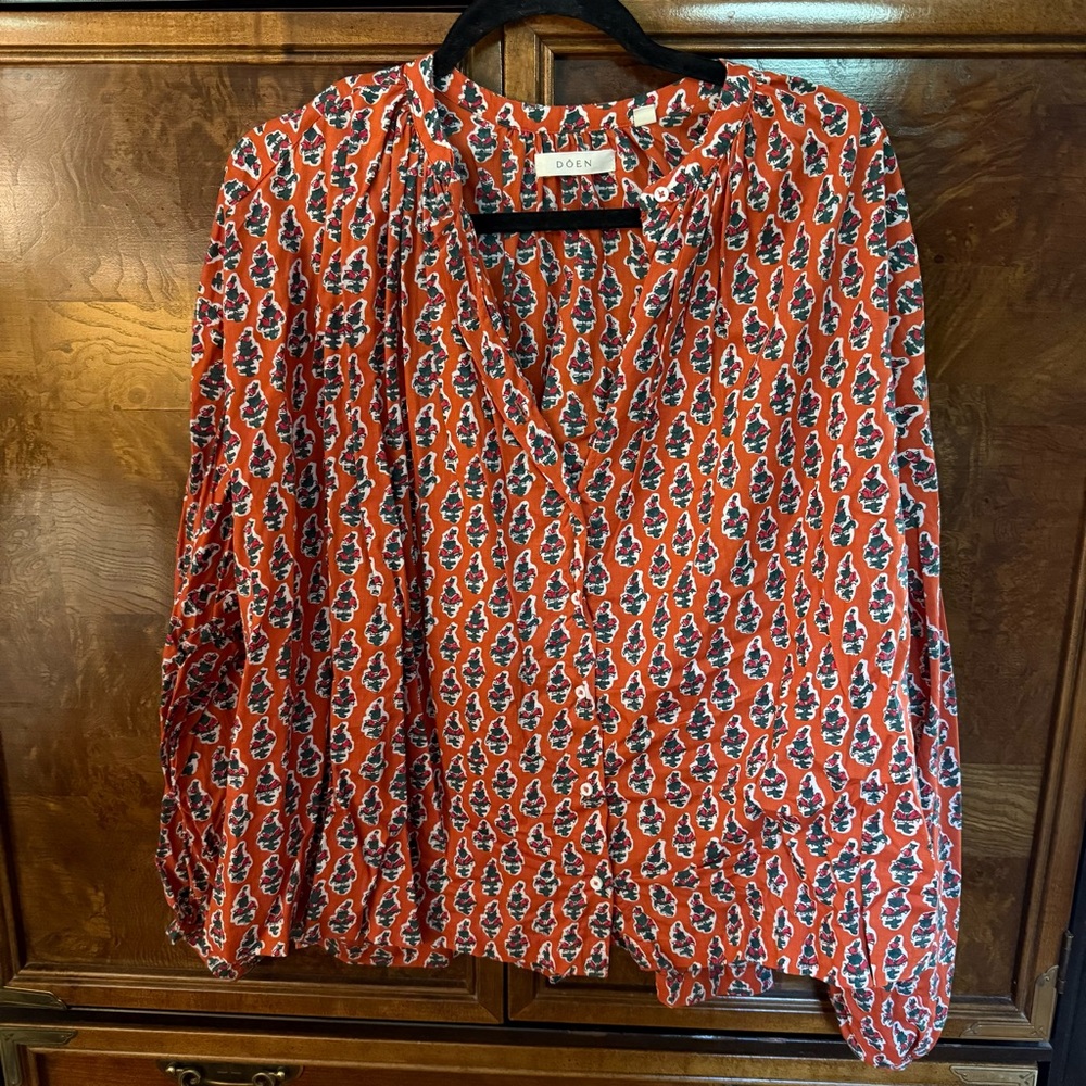 NWOT Doen Jane Calico Canyon Blossoms Blouse